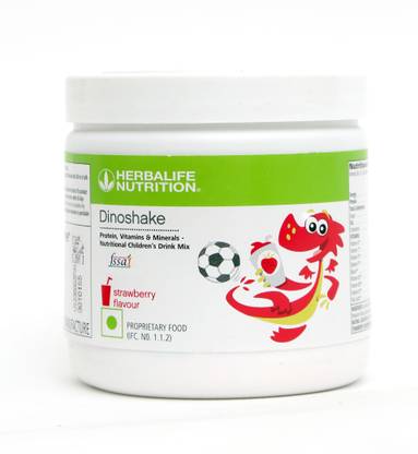 HERBALIFE Dinoshake Kids Drink Mix - Strawberry Flavor Plant-Based Protein