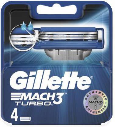 Gillette Mach3 Turbo Cartridge 4's
