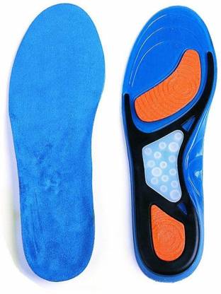 Royalkart Orthotic Insoles for Men & Women, Full Length Plantar Fasciitis Inserts with Hight Arch Support, Sports Orthopedic Gel Shoes Insoles for Supination, Flat Feet, Heel & Foot Pain. Gel Arch Orthotic Shoe Insole