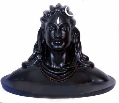 NAVYAKSH Adiyogi God Adiyogi Bhagwan Shiv Ji Shiv Ji Dhyan Shiv Idol Shiv Ji Decorative Showpiece  -  16.5 cm