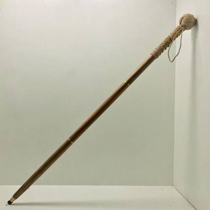 SHAIMPERIAL ENTERPRISES Attractive Leather design Walking stick/cane with three fold - complete walking stick Walking Stick