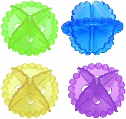 Coozico Washing Machine Ball Laundry Dryer Ball Durable (pack of 4) Detergent Bar