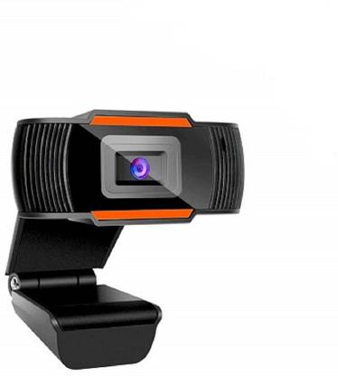 Second Vision Webcam Vision Full HD Video Experience with Microphone by M & V Solutions, USB PC Webcam for Video Calling, Recording, Conferencing, Online Classes, Gaming, Webcam Resolution:1280×720. 2 HD  Webcam with Built-In Microphone USB Connectivity