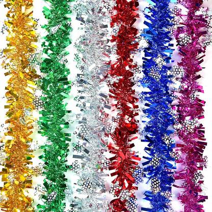 prisma collection Plastic Hanging Decorations Garlands Pack of 6