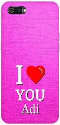 Zaplab Back Cover for OPPO A1K/CPH1923 I Love You Adi Printed Back Cove