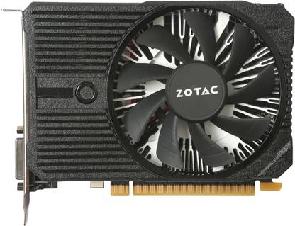 ZOTAC GeForce GTX 1050Ti DDR5 4 GB NVIDIA Chipset 128 bit 1417 MHz Graphics Card