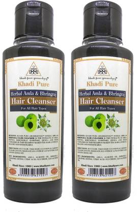 Khadi Pure Herbal Amla & Bhringraj Cleanser (Pack of 2)