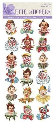 Violette Stickers Clown Faces