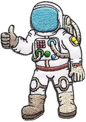 Most2 Astronaut - A Journey to Space Iron on Patches - 6Patch