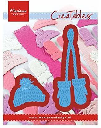 Marianne Design Creatables Knitted Hat and Mittens Die13.1 x 9.8 x 0.2 cm