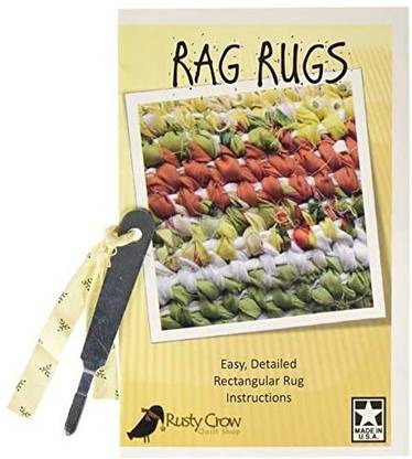 Vista Partners Rusty Crow Quilt Shop Rag Rugs with Tool Ptrn