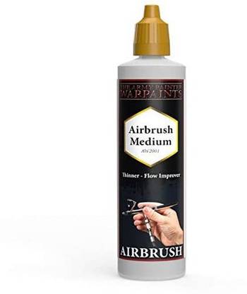 Army Painter Airbrush Medium - Non-Toxic Water-Based Airbrush Thinner and Flow Improver â€“ Paint Thinning Medium for Tabletop Rolepl