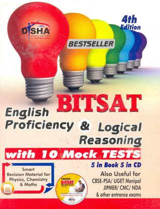 English & Logical Reasoning for Bitsat with 10 Mock Tests (5 in Book and 5 in CD)