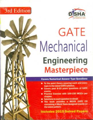 Gate Mechanical Engineering Masterpiece 2016 with 4 Mock Test CD