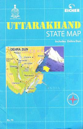 State Map - Uttarakhand