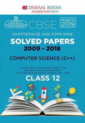 Oswaal Cbse Solved Papers Class 12 Computer Science C ++ Chapterwise and Topicwise