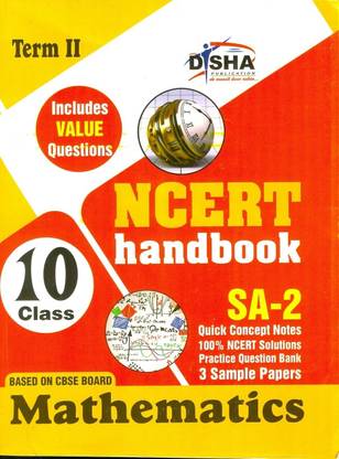 Ncert Handbook Term 2 Mathematics Class 10 (Value Questions) Sample Papers + Revision Material