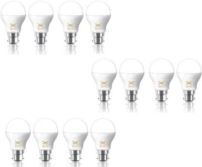 R.K. Lights 9 W Basic Round B22 LED Bulb