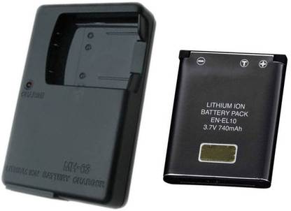 Onkliq Combo of EN-EL10 Battery With MH-63  Camera Battery Charger