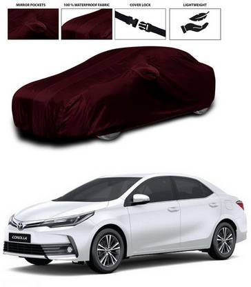 ANTHUB Car Cover For Toyota Corolla Altis (With Mirror Pockets)