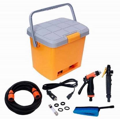 Pro Portable car wash kit combo pack Car/Bike Washer Water Spray Washing Machine - Portable 12V DC Electric High-Pressure Automatic Car/Bike Washer Water Spray Washing Machine Pressure Washer
