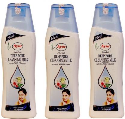 Ayur Deep Pure Cleansing Milk 100ml (pack of3) Face Wash
