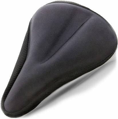 Arnav Cycle Saddle Seat Cover Soft Cushion Free Size MTB Bikes Black Color 11 Inches Bicycle Cover Free Size