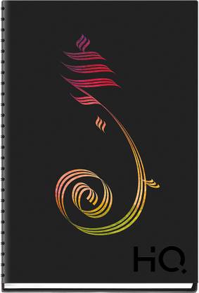 NAVNEET HQ My Notes (A5 Size) - Ganesha Series A5 Notebook Single Ruled 192 Pages