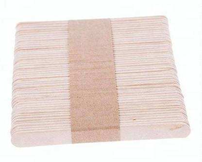 MS Merchants Natural Wooden Ice Cream Sticks, Candy Stick For Hobby Crafts, Project Work, Scrapbooking & DIY Crafts