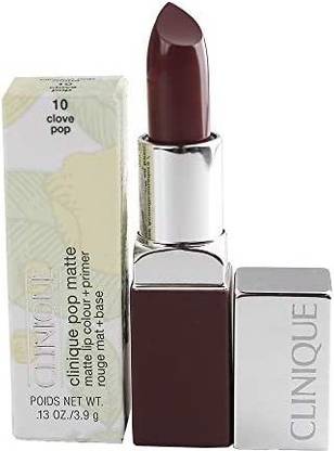 Clinique Pop Matte Lip Colour Primer-10 Clove Pop, 3.9G/0.13Oz