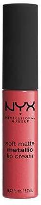 NYX Professional Makeup Soft Matte Metallic Lip Cream, Liquid Lipstick-Manila, Withundertone