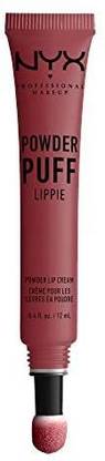 NYX Professional Makeup Powder Puff Lippie Lip Cream, Liquid Lipstick-Squad Goals, Tea Rose