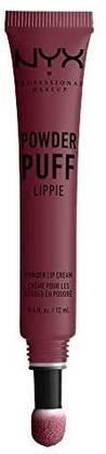 NYX Professional Makeup Powder Puff Lippie Lip Cream, Liquid Lipstick-Moody, Cool Toned Plum