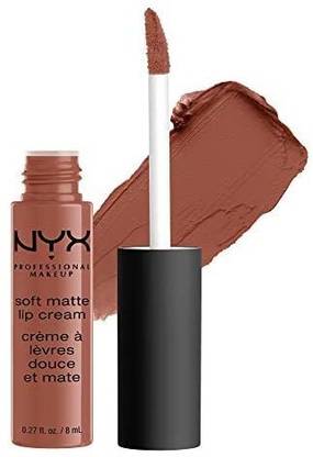 NYX Professional Makeup Soft Matte Lip Cream, High-Pigmented Cream Lipstick-Leon, Honey