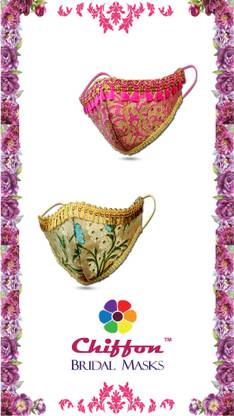 Chiffon Bridal Masks Cloth Mask