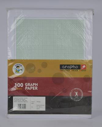 Meera GRAPH RULED A4 65 gsm Graph Paper