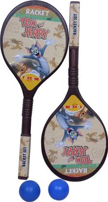Toyzone Tom & Jerry Racquet in Black Colour Black Unstrung Racquetball Racquet