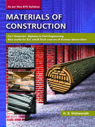 Materials Of Construction : For 1st Sem Diploma In Civil Engineering & Be Btech