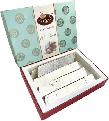 Singla Sweets Kaju Burfi Sweets 600g tasty Box