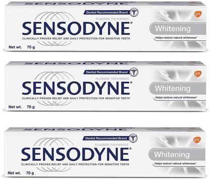SENSODYNE Whitening Toothpaste 3 x 70 Packs Toothpaste