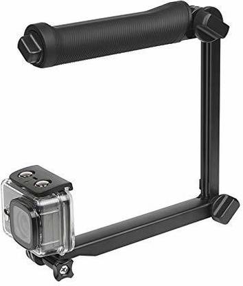 DawnRays 3-Way Monopod Grip Arm Tripod Foldable Selfie Stick, Stabilizer Mount Holder 7/6/5, SJCAM SJ6, SJ7, SJ5000, Yi and All Action Cameras Monopod