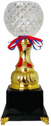 DELTA Crystal Ball Trophy (12 inch) with Ribbon(CT-01) Trophy