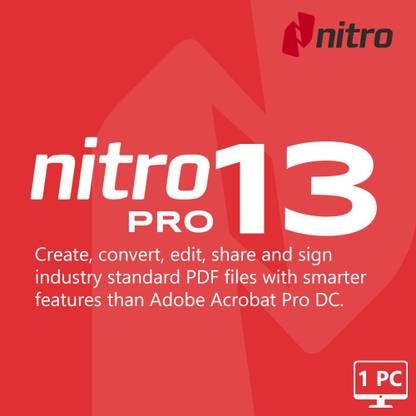 Gonitro Nitro Pro 13 PDF Editor, Converter & Viewer | Lifetime Activation | Digital Delivery