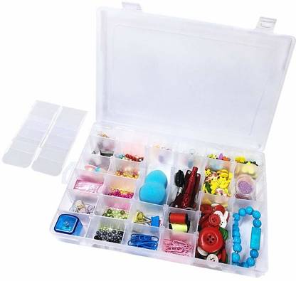AJISHA Storage Jewelry Box, Beads Box, Earrings Box, Sundries Storage, Bracelet Box Vanity Box