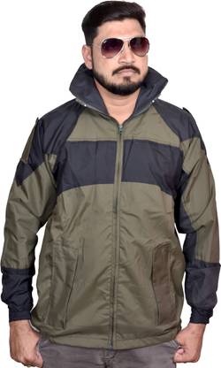 एक्सोलोटल Military/Army Camouflage Windcheater Jacket for men पुरुषों के लिए सॉलिड विंड चीटर