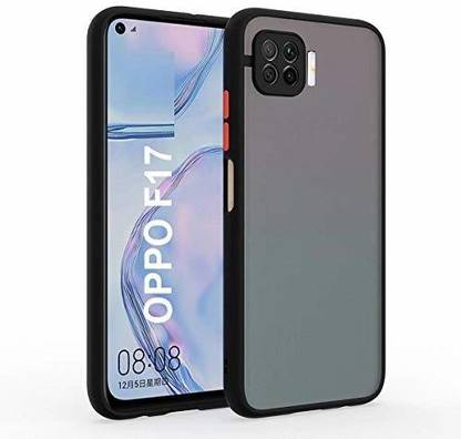 FlareHUB Back Cover for OPPO F17 (With Red Button Grip)