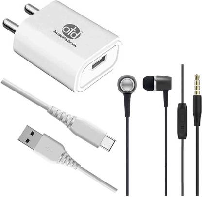 OTD Wall Charger Accessory Combo for Samsung Galaxy A41, Samsung Galaxy A42, Samsung Galaxy A5 2017, Samsung Galaxy A50