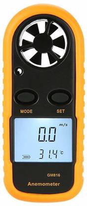 Wishbone Digital Anemometer Wind Speed Air Velocity Temperature Measuring Device Digital  Anemometer