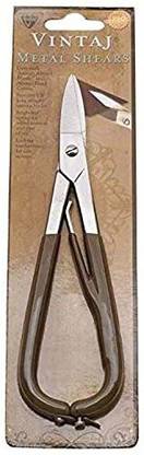 Vintaj Metal Cutting Shear With Spring, 7-Inch (1.5" Cutting Blade)