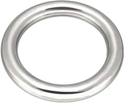 uxcell Multi-Purpose Metal O Ring Buckle Welded 70Mm X 50Mm X 10Mm For Hardware Bag Ring Hand Diy Accessory